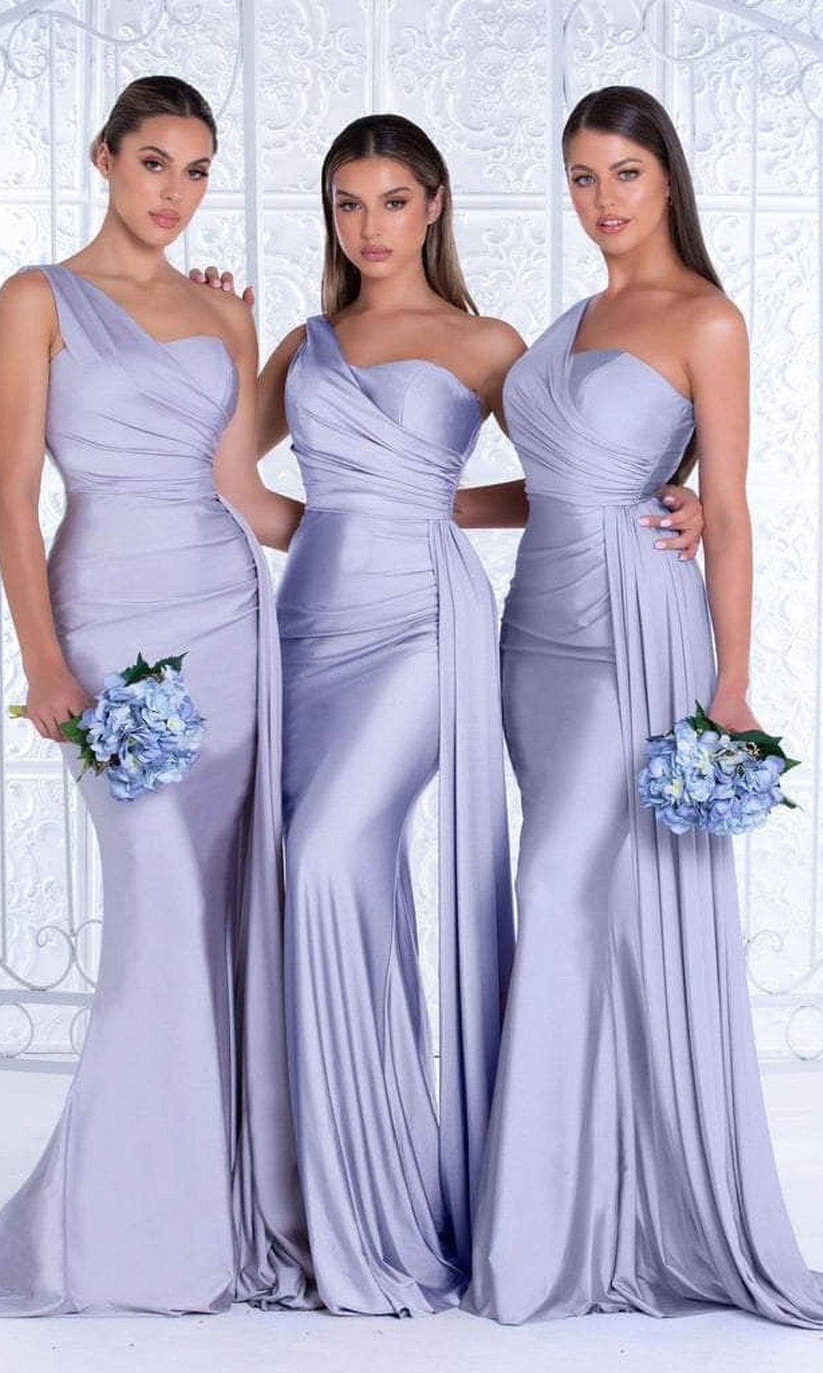 Portia and Scarlett - PS6321 One Shoulder Fitted Evening Gown