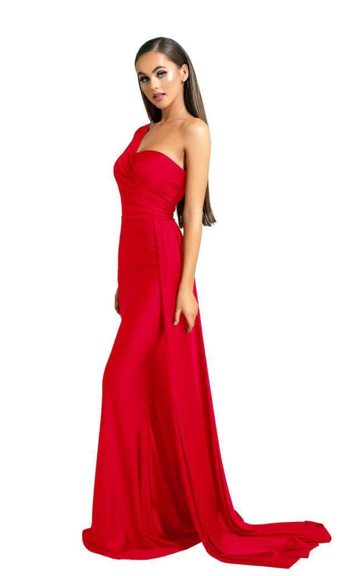 Portia and Scarlett - PS6321 One Shoulder Fitted Evening Gown
