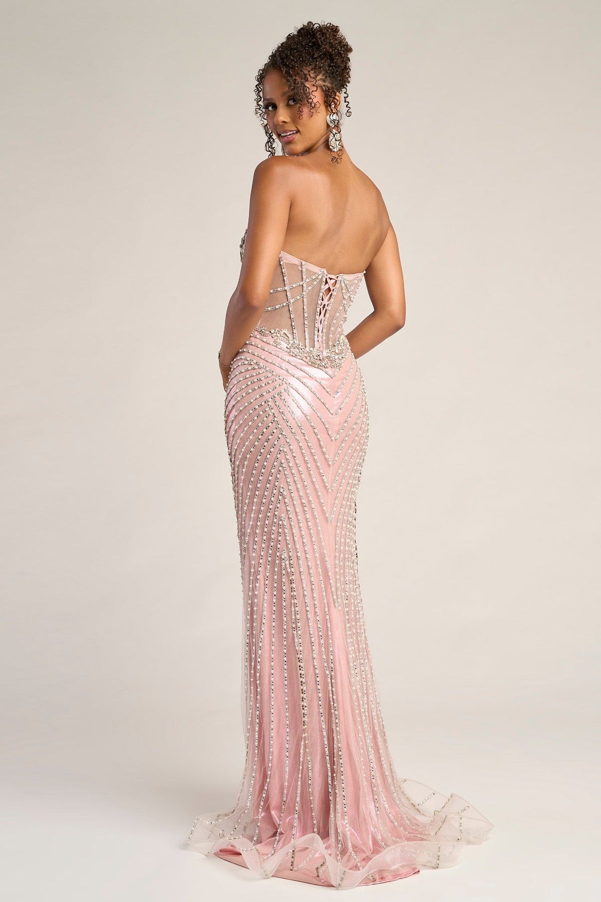 Portia and Scarlett XO057 Strapless Beaded Dress