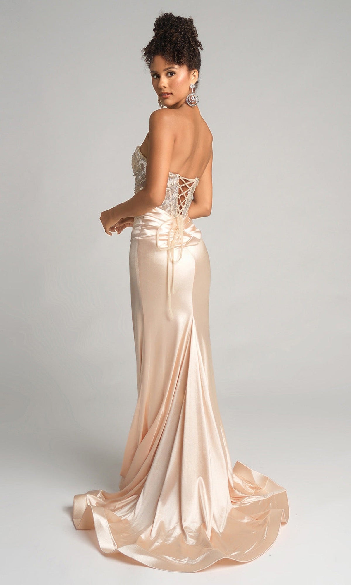 Portia and Scarlett XO065 - Sweetheart Beaded Corset Evening Dress