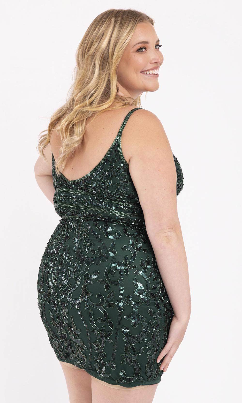 Primavera Couture 14035 - Embellished Sleeveless Cocktail Dress - view 5