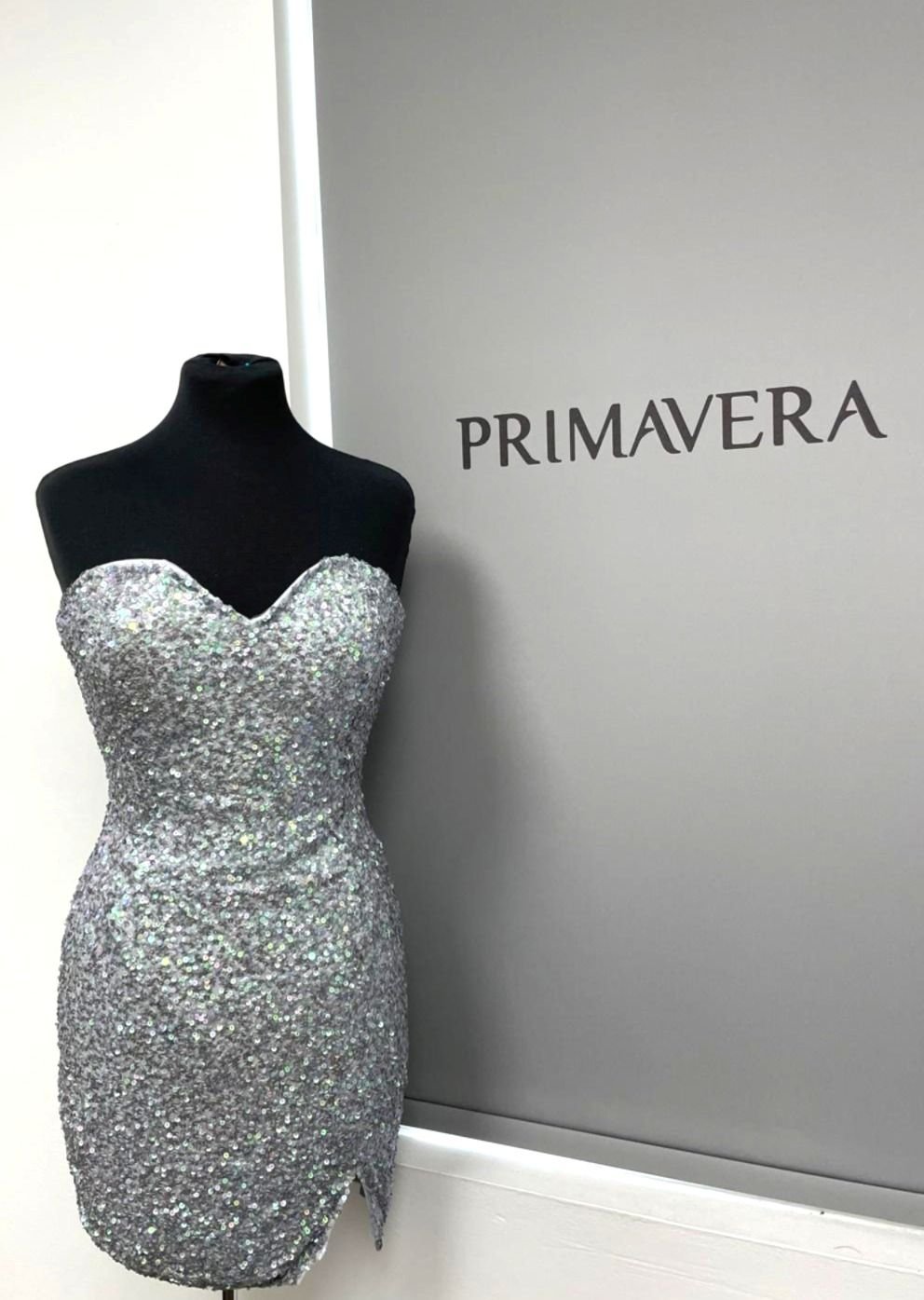 Primavera Couture 3899 - Strapless Cocktail Dress - Silhouette Dresses