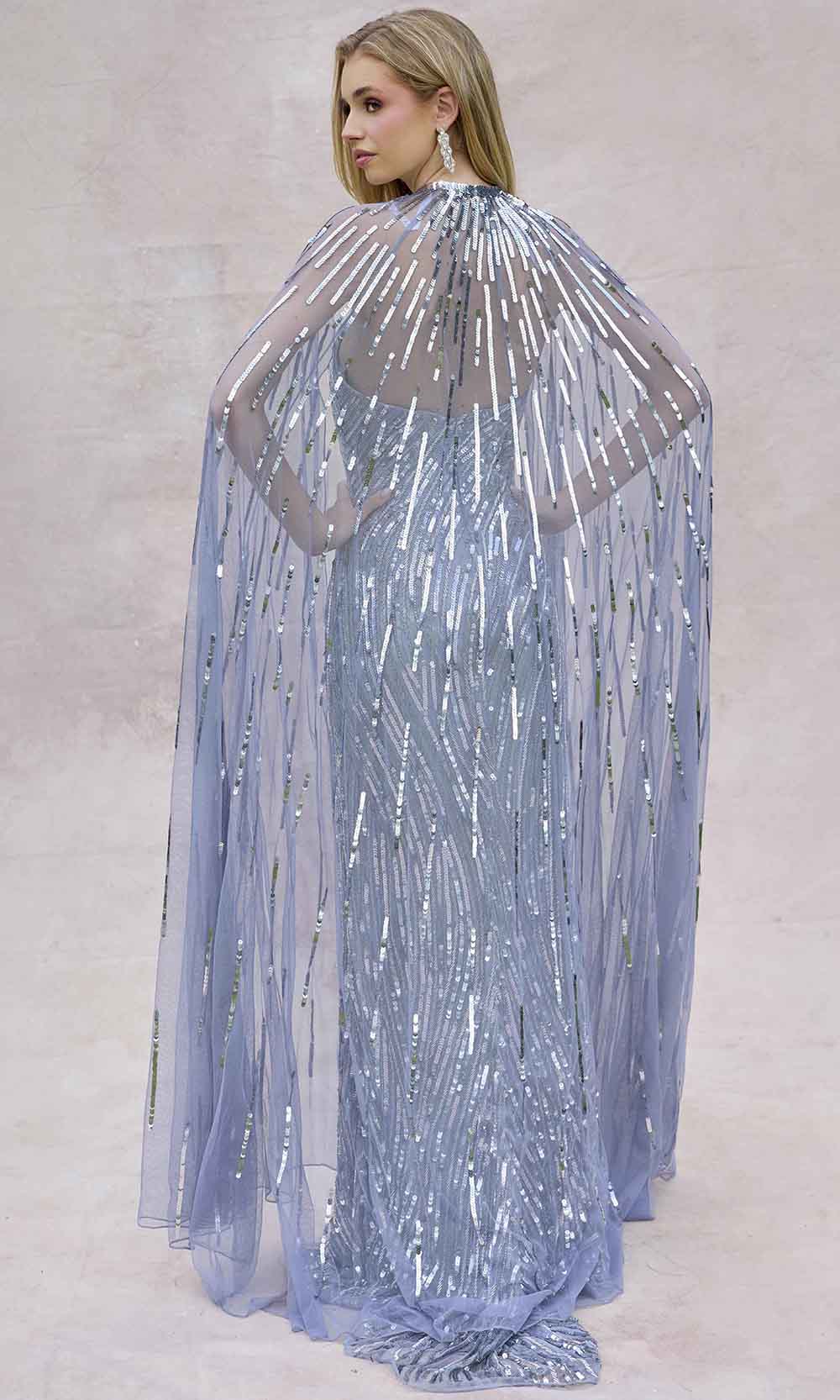 Primavera Couture 4376 - Scoop Neckline Sequin Prom Gown - view 4