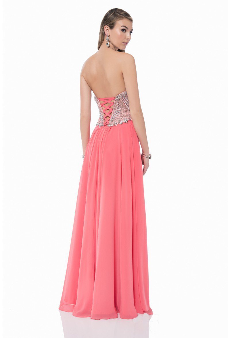 Terani Couture - 1611P0207A Fully Jeweled Bodice Evening Dress - view 5