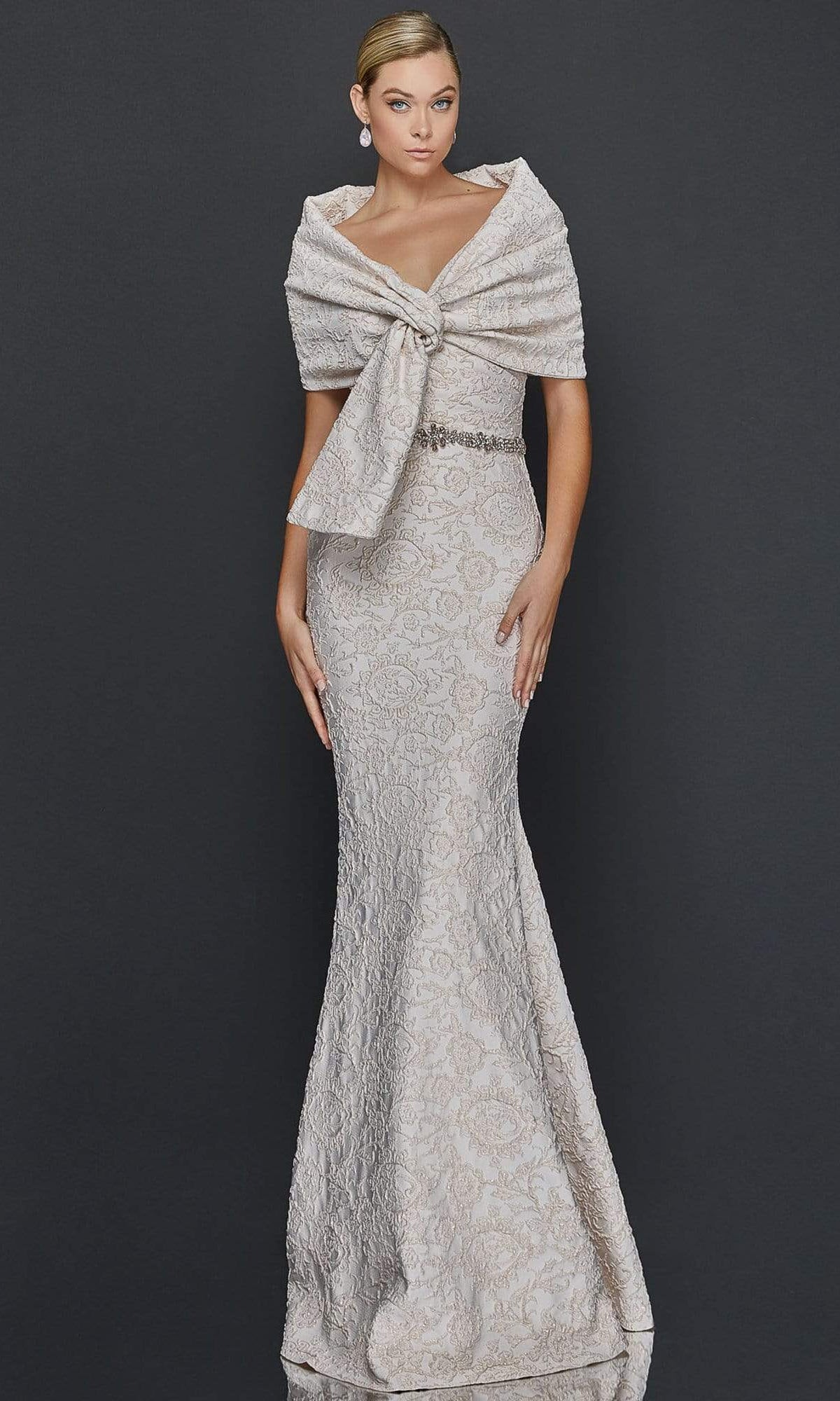 Terani Couture - 1921M0726 Embroidered Trumpet Mother of the Groom Dress - designer mother of the bride dress at Silhouette D