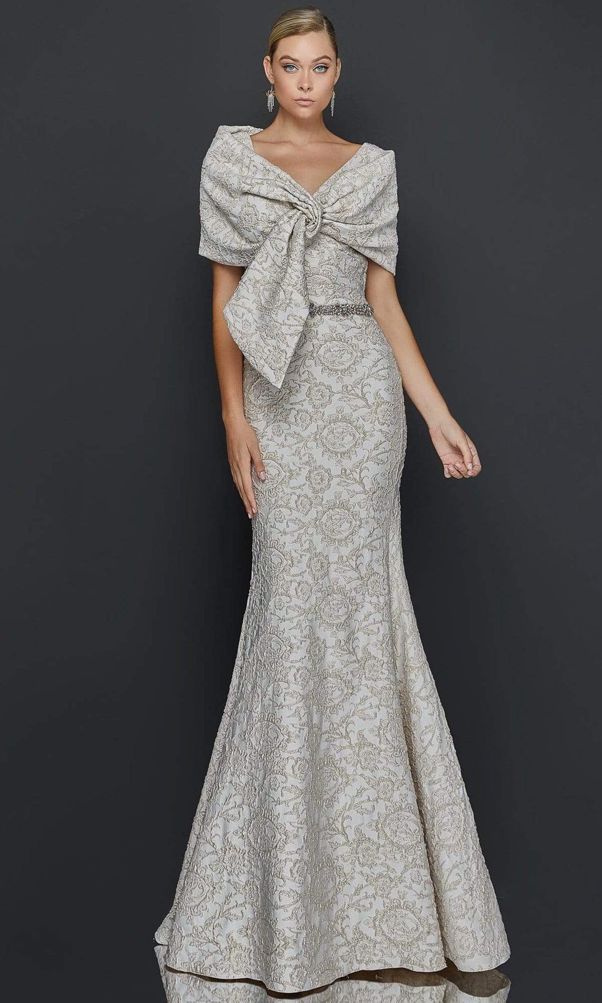 Terani Couture - 1921M0726 Embroidered Trumpet Mother of the Groom Dress - view 6