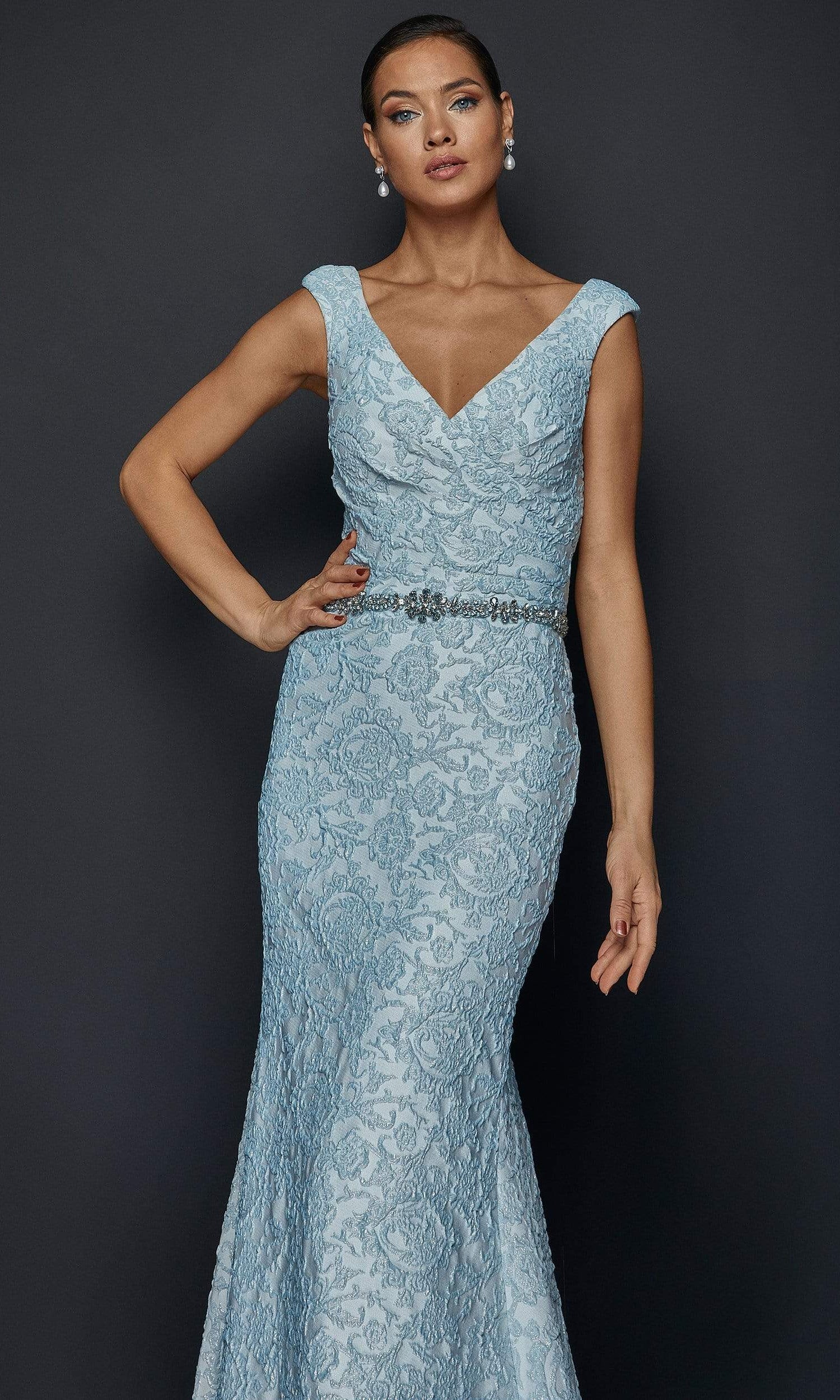 Terani Couture - 1921M0726 Embroidered Trumpet Mother of the Groom Dress - view 4