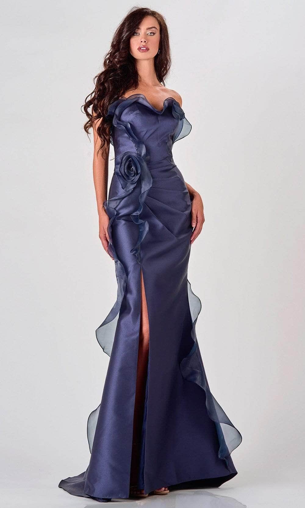 Terani Couture - 2111E4743 Strapless Mermaid Gown - designer evening gown at Silhouette Dresses