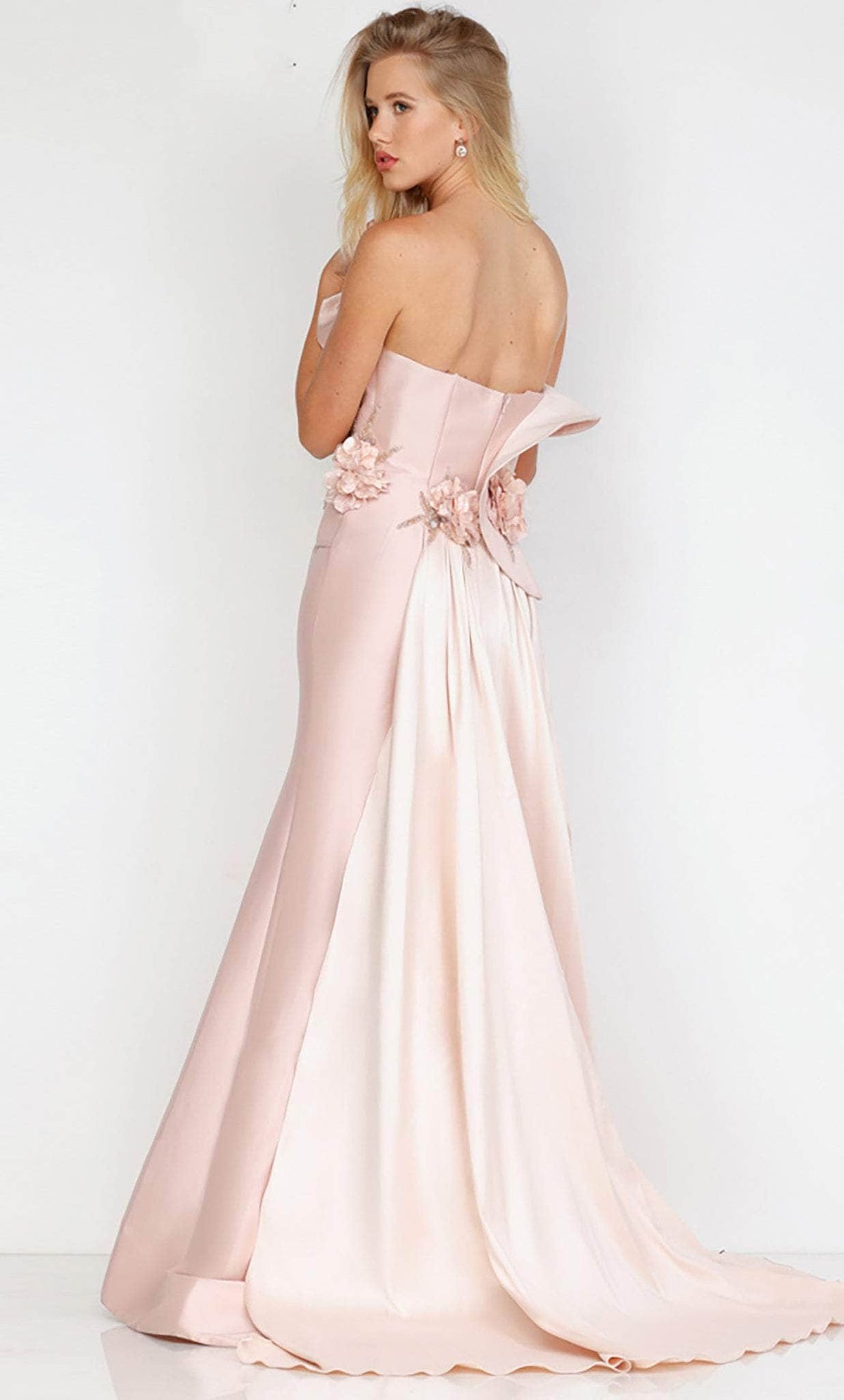 Terani Couture 231E0308 - 3D Embellished Strapless Evening Dress - view 4