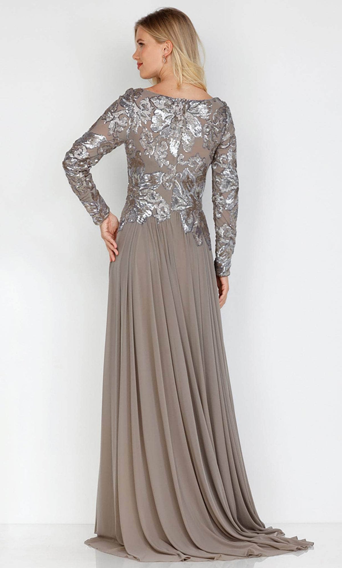Terani Couture 231M0355 - Classic-Detailed Soft Evening Gown