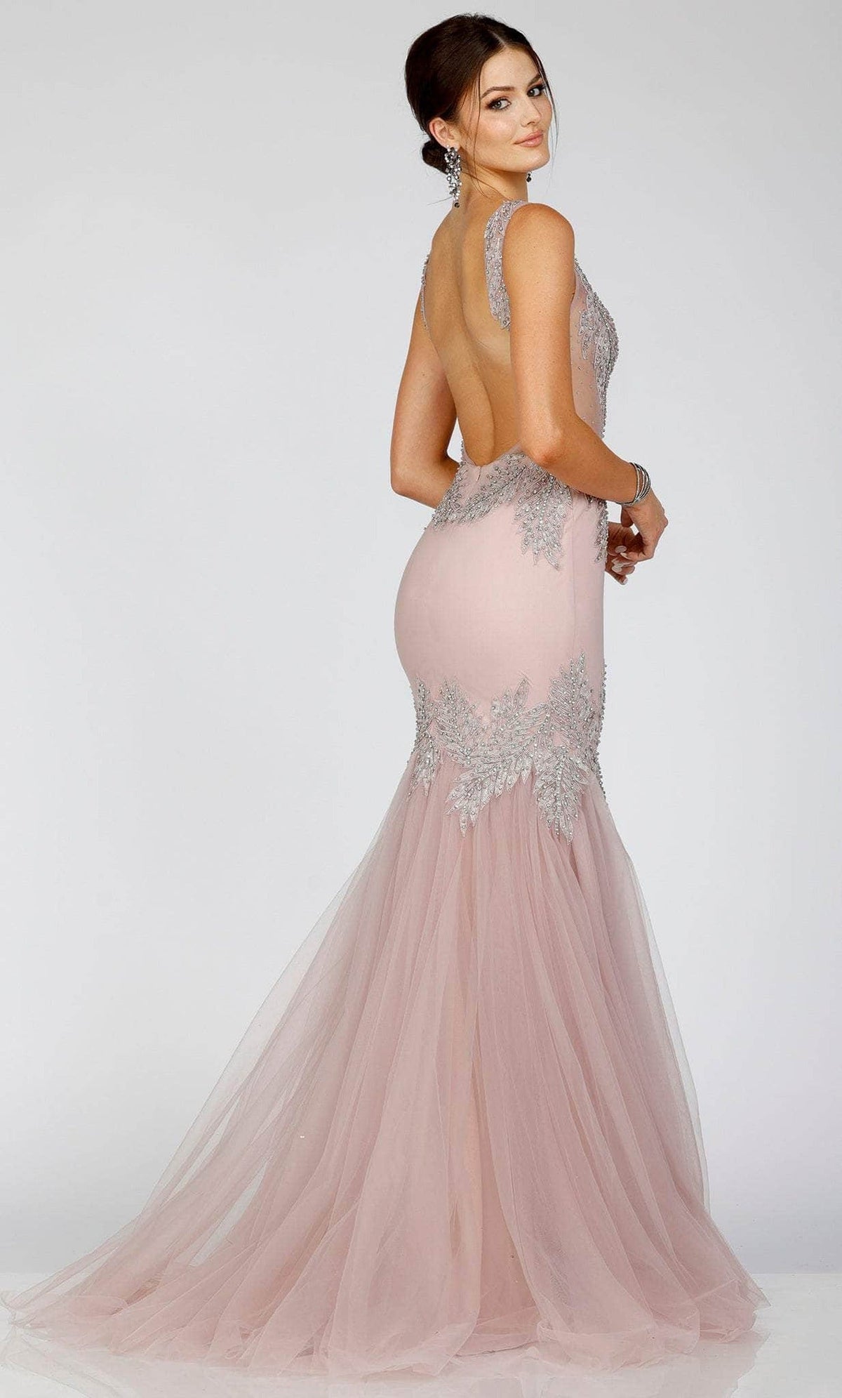Terani Couture 231P0189 - Applique Mermaid Prom Gown