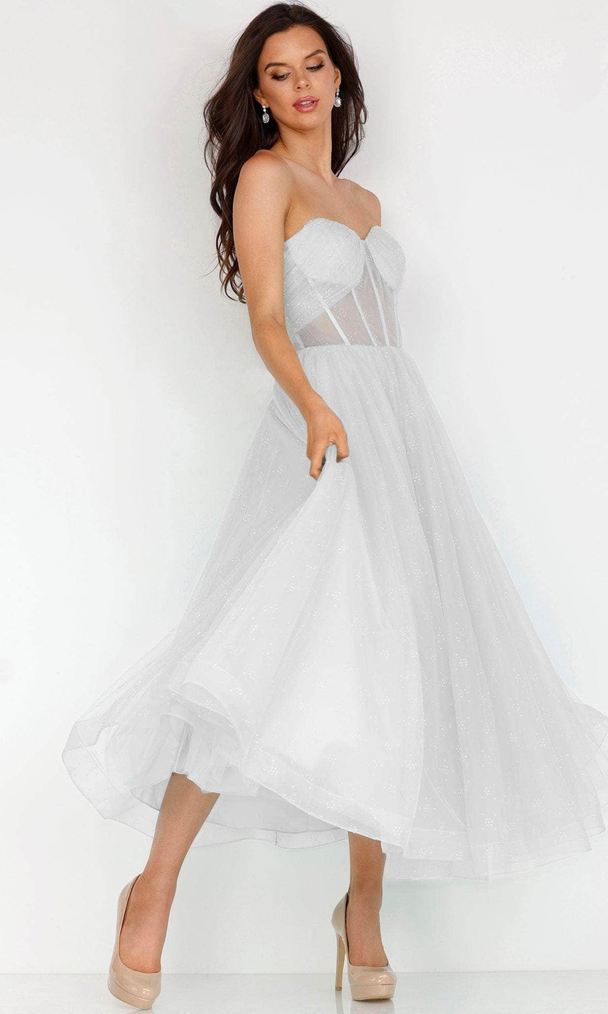 Terani Couture 231P0534 - Illusion Corset Prom Dress - back view