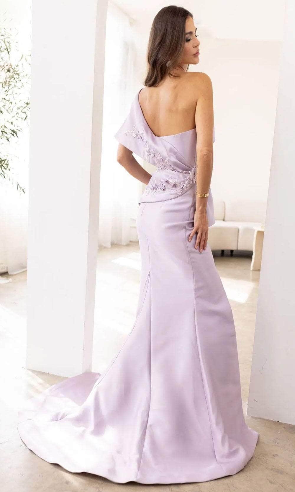 Terani Couture 241E2468 - Applique bow Evening Dress