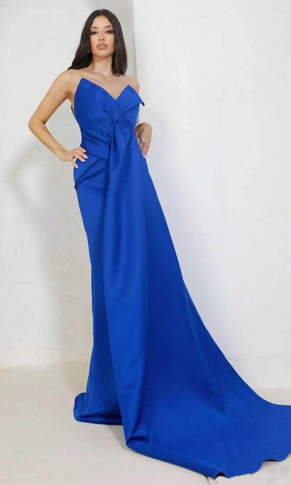 Terani Couture 241P2008 - Strapless Pleated Prom Dress - view 7