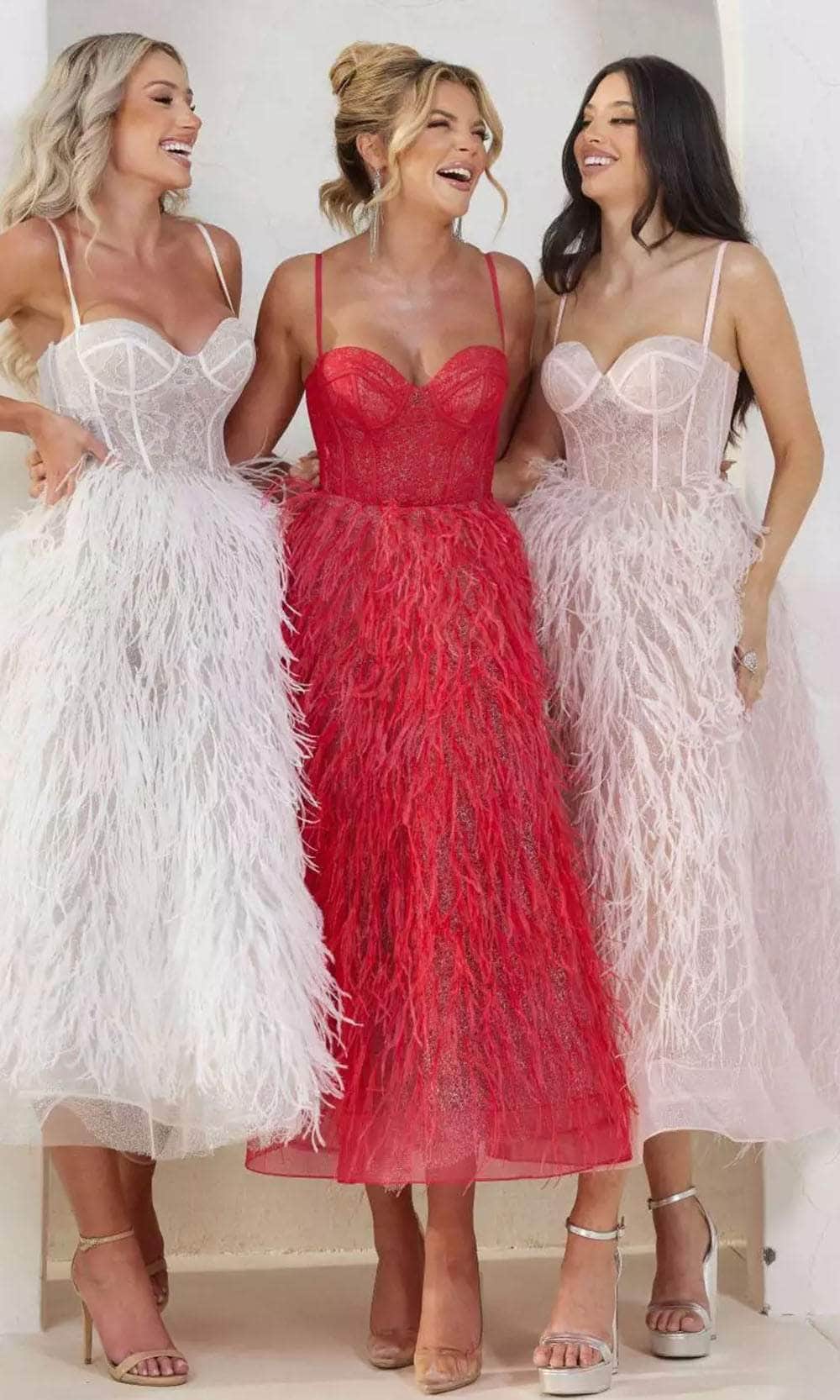 Terani Couture 241P2022 - Feather Corset Prom Dress - view 6