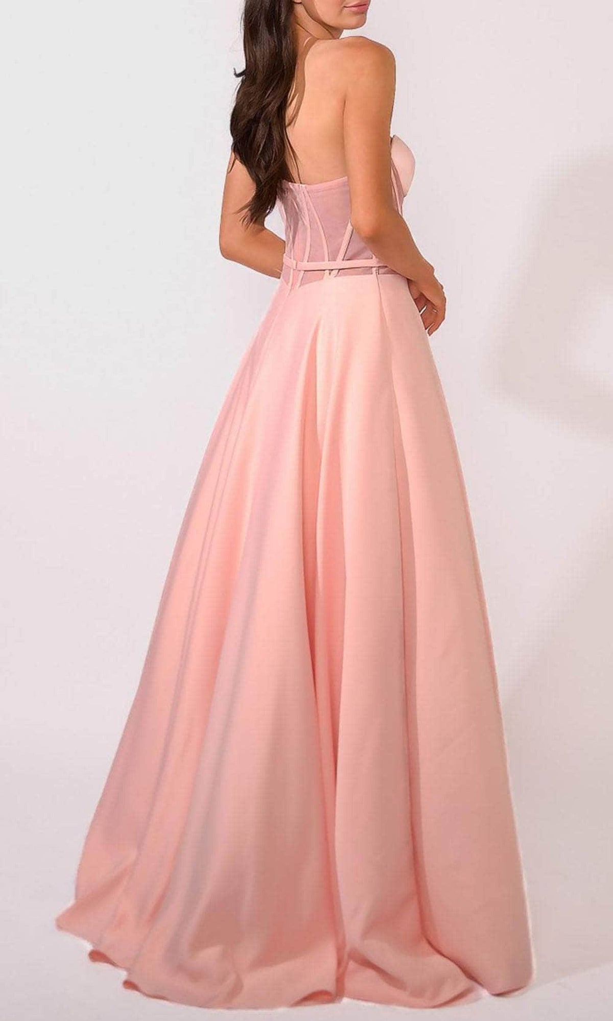 Terani Couture 241P2046 - Strapless Sheer Ballgown