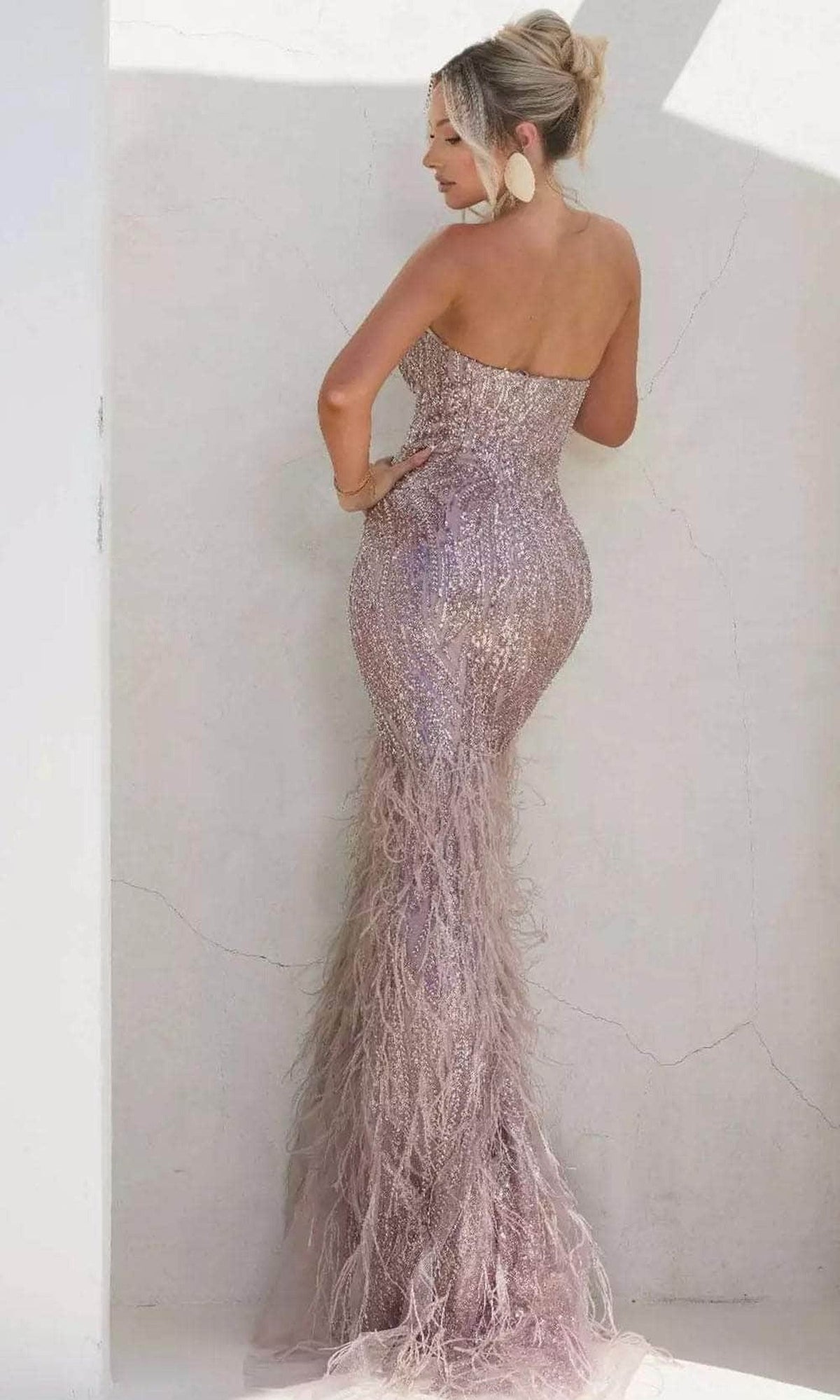 Terani Couture 241P2218 - Sweetheart Neck Strapless Sequin Evening Dress