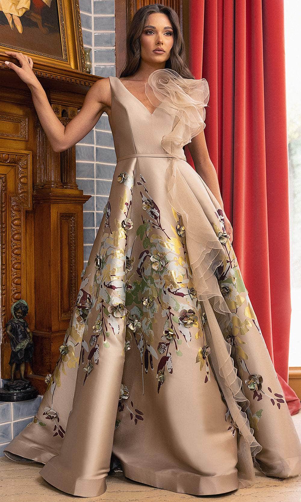 Terani Couture 242M3369 - Sleeveless Fitted Bodice Prom Dress - designer ball gown at Silhouette Dresses