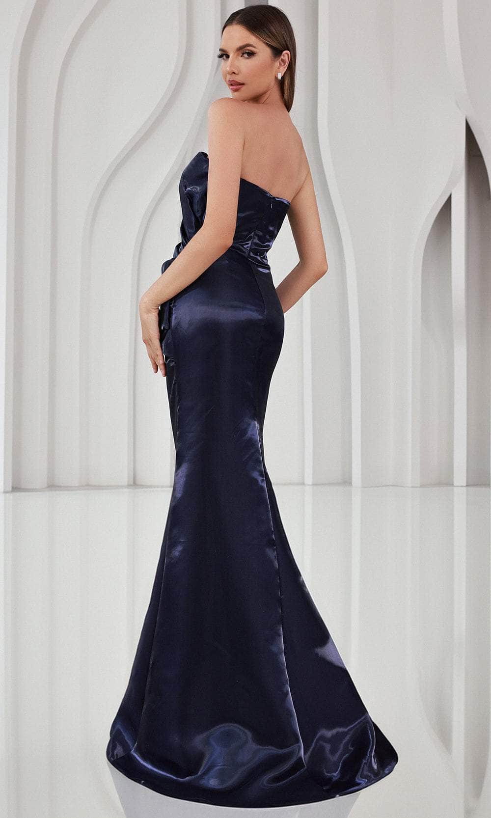 Terani Couture 251E4231 - Strapless Straight Neckline Evening Gown - view 5