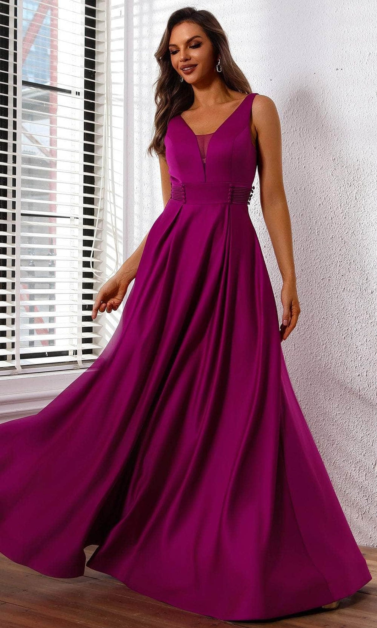 Terani Couture 251P4113 - Box Pleated Skirt Sleeveless Prom Dress