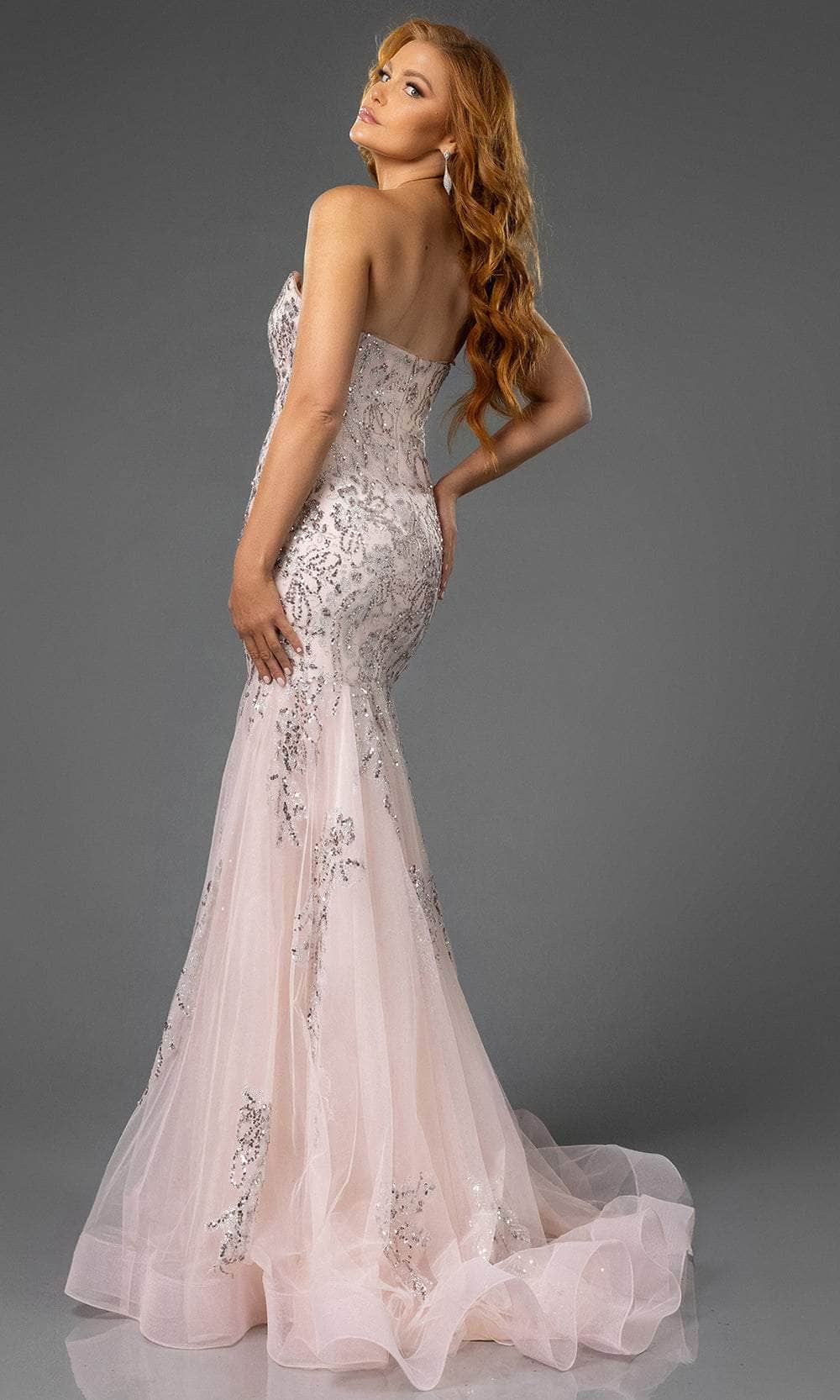 Terani Couture 251P4641 - Beaded Bodice Sweetheart Prom Gown - detail view
