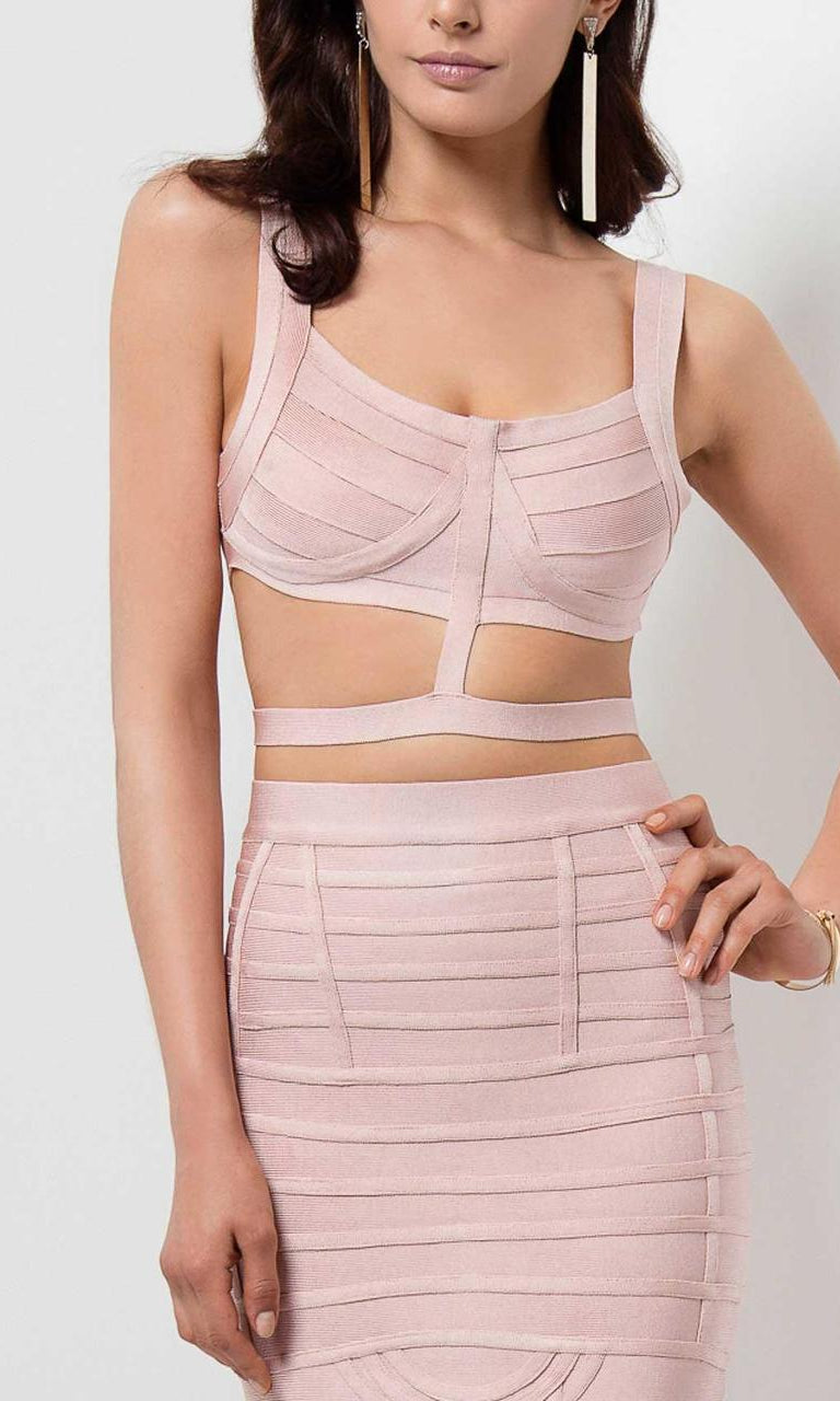 Terani Couture - Two-Piece Cutout Cocktail Dress 1711C3044 - detail view