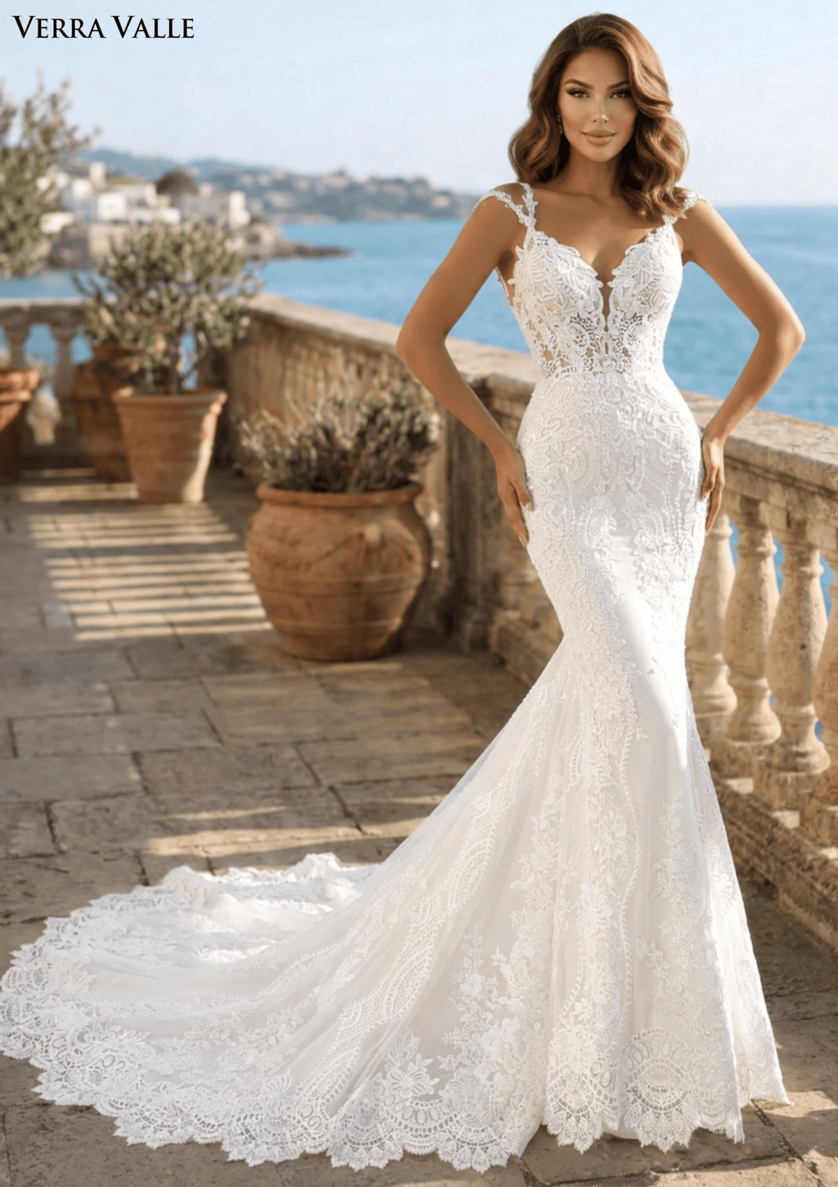 Verra Valle 900406 Wedding Dress - Silhouette Dresses