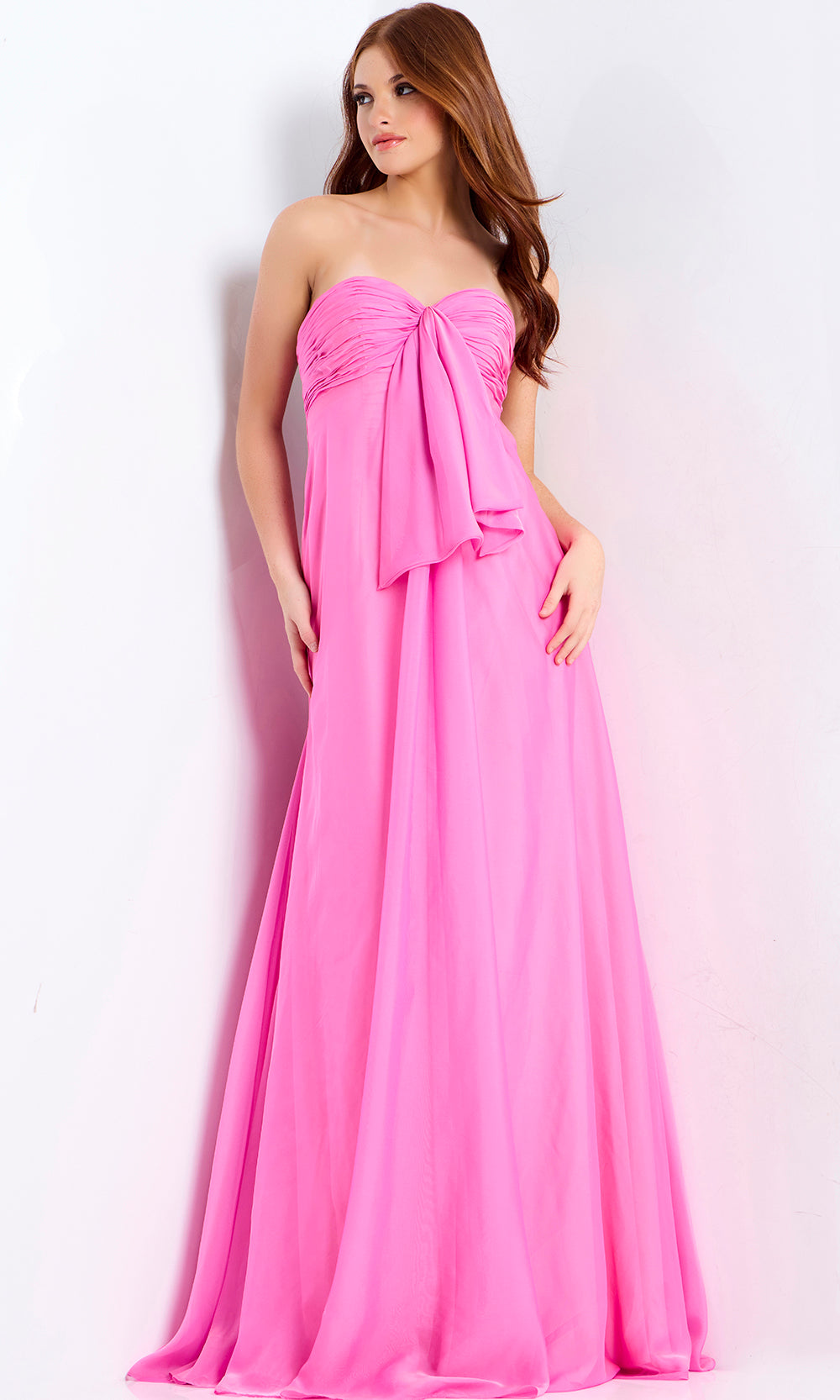 Jovani 47041 - Strapless Sweetheart A-Line Gown - back view