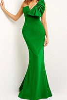 Jovani 07306 - Bow Accented Mermaid Evening Dress - view 4