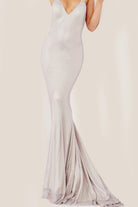 Jovani 08139 - Stylized Strap Backless Prom Dress - view 6