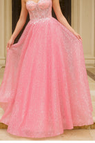 Jovani 08417 - Strapless Corset Prom Dress - view 4