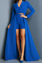 Jovani 09127 - Two Piece Long Sleeve Romper - view 8