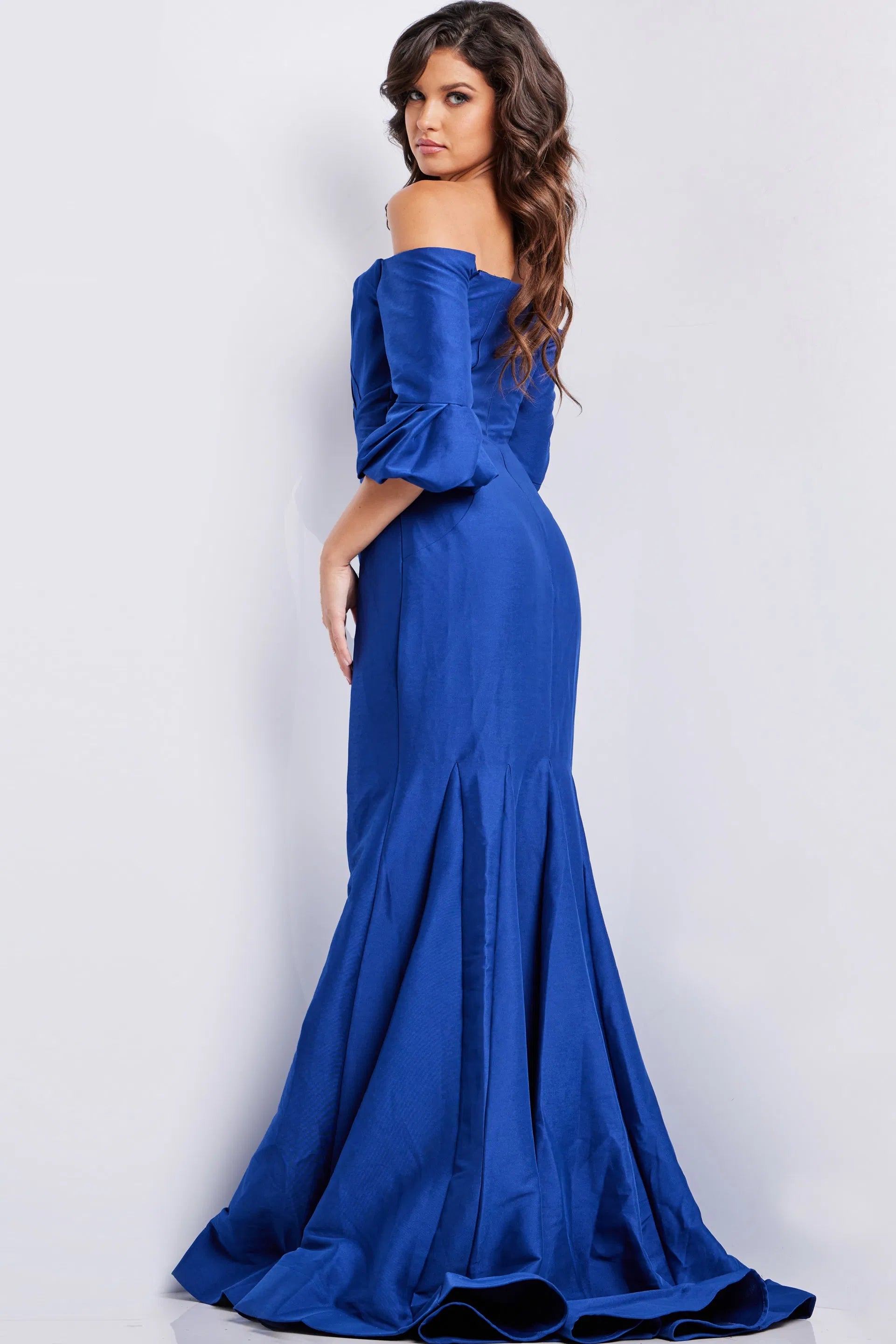 Jovani 09420 - Off Shoulder Mermaid Evening Dress - view 5
