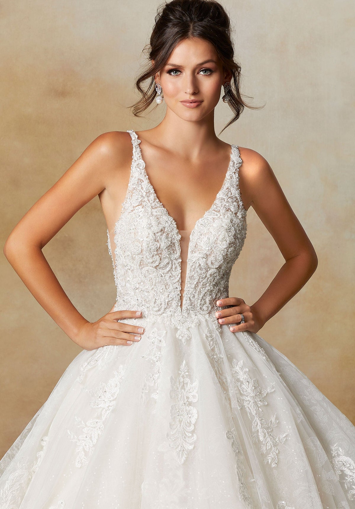Sage Wedding Dress by Morilee