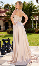 Primavera Couture 12206 - Overskirt Bead Embellished Sleeveless Dress