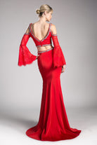 Ladivine 13114 - Embellished Two Piece Sheath Dress