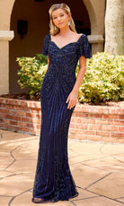 Primavera Couture 13183 - Sweetheart Fully Beaded Formal Dress - designer mother of the bride dress at Silhouette Dresses