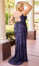 Primavera Couture 14103 - Lace-Up Back Embellished Fitted Dress - view 6