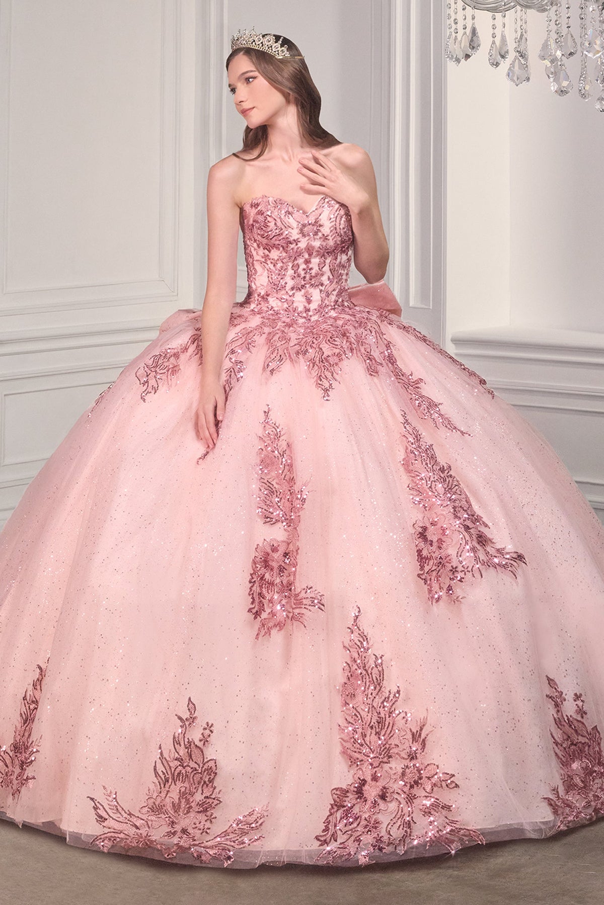 Ladivine 15715 - Sweetheart Bodice Ballgown