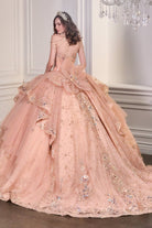 Ladivine 15727 - Tiered Tulle Quinceanera Gown