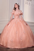 Ladivine 15731 - Ruffle Off Shoulder Ballgown