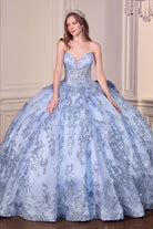 Ladivine 15732 - Sweetheart Sequin Lace Ball Gown
