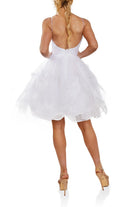 Terani Couture - 1821H7770 Low Scoop Back Ruffle Skirt Cocktail Dress - view 6