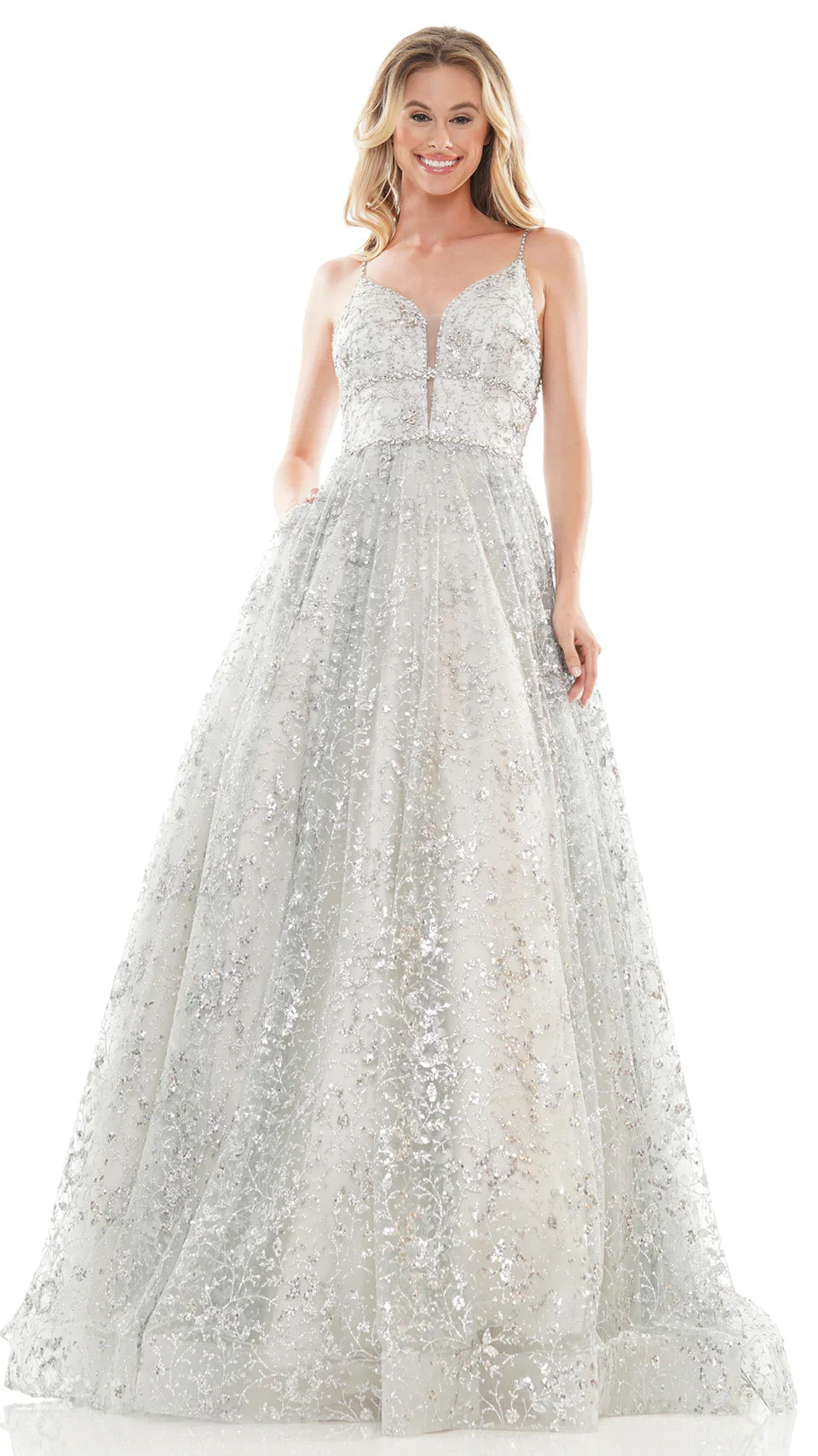 Colors Dress - 2288 Embellished Sweetheart Long Dress - view 11