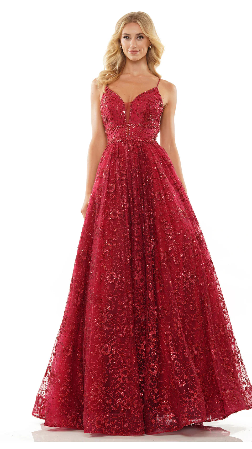 Colors Dress - 2288 Embellished Sweetheart Long Dress - view 12