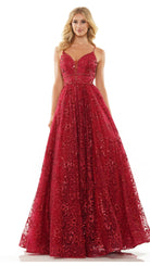 Colors Dress - 2288 Embellished Sweetheart Long Dress - view 12