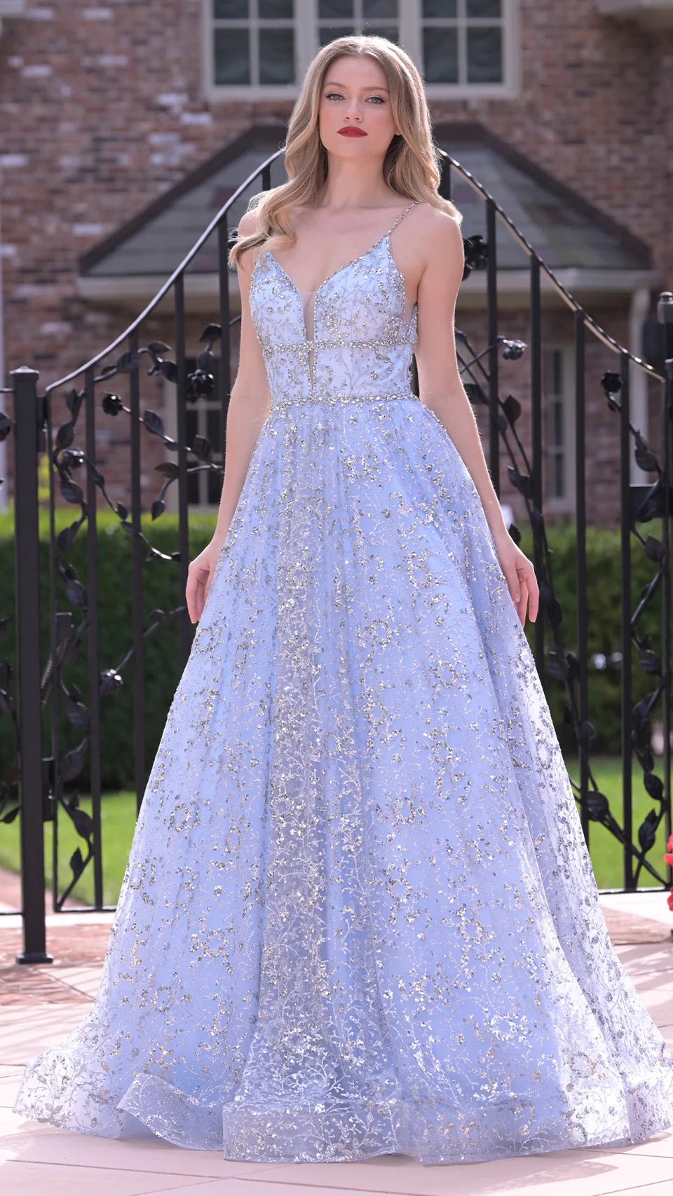 Colors Dress - 2288 Embellished Sweetheart Long Dress - view 9