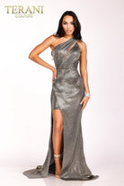 Terani Couture 231P0537 - Beaded Cutout Prom Gown - detail view