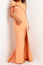 Jovani 24018 - Draped One Shoulder Evening Dress - view 5