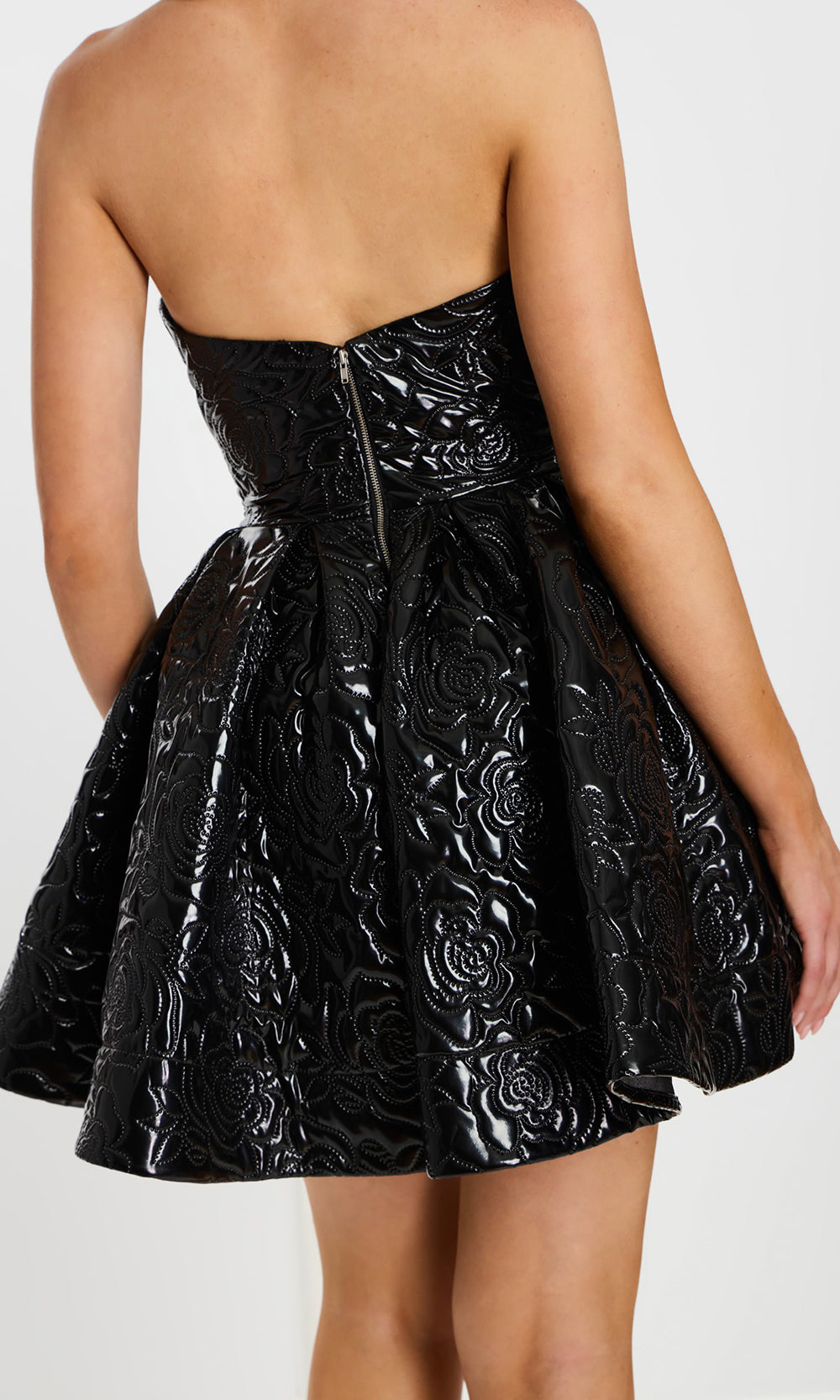 Jovani 24570 - Strapless Floral Fit and Flare Dress - view 6